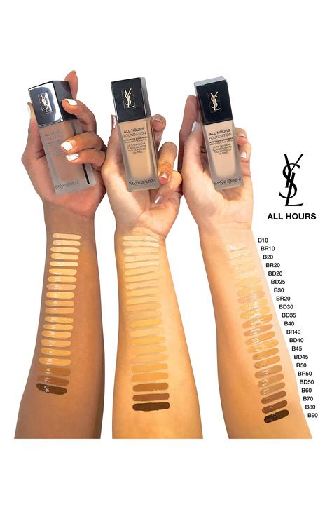 yves saint laurent all hours foundation vs dior foundation|all hours foundation reviews.